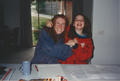 Kym with Kathleen Delaney (foster sister) in 1994