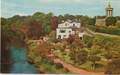 Blank postcard - Banks O'Doon Tea Gardens, Alloway